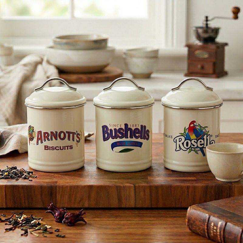 Arnott's Rosella Bushells Canisters Set of 3