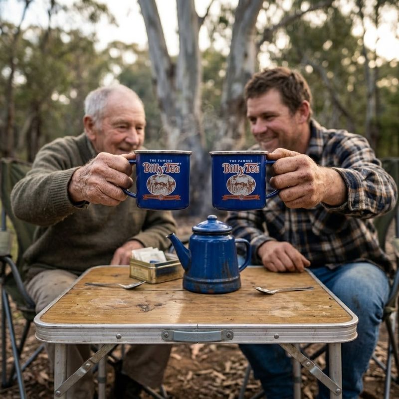 Set of 2 Enamel Mugs