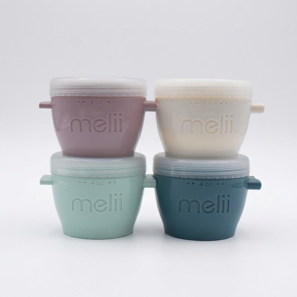Melii Snap &amp; Go Baby Food Storage Containers, Size: Pods s/4 120ml
