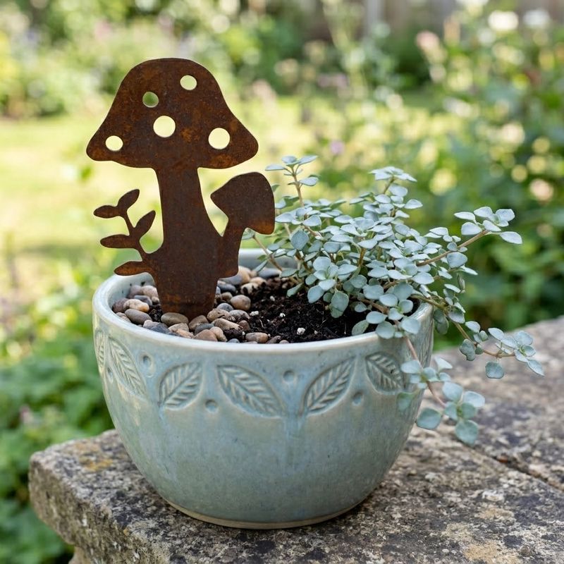 Rustic Mushroom Australian Made Metal Art