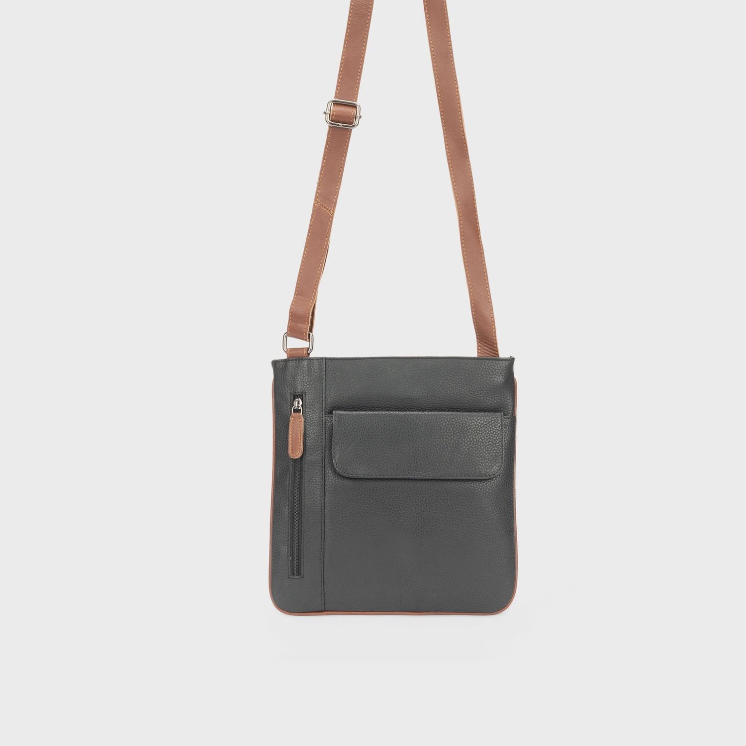 The Genevieve Leather Bag, Colour: Black