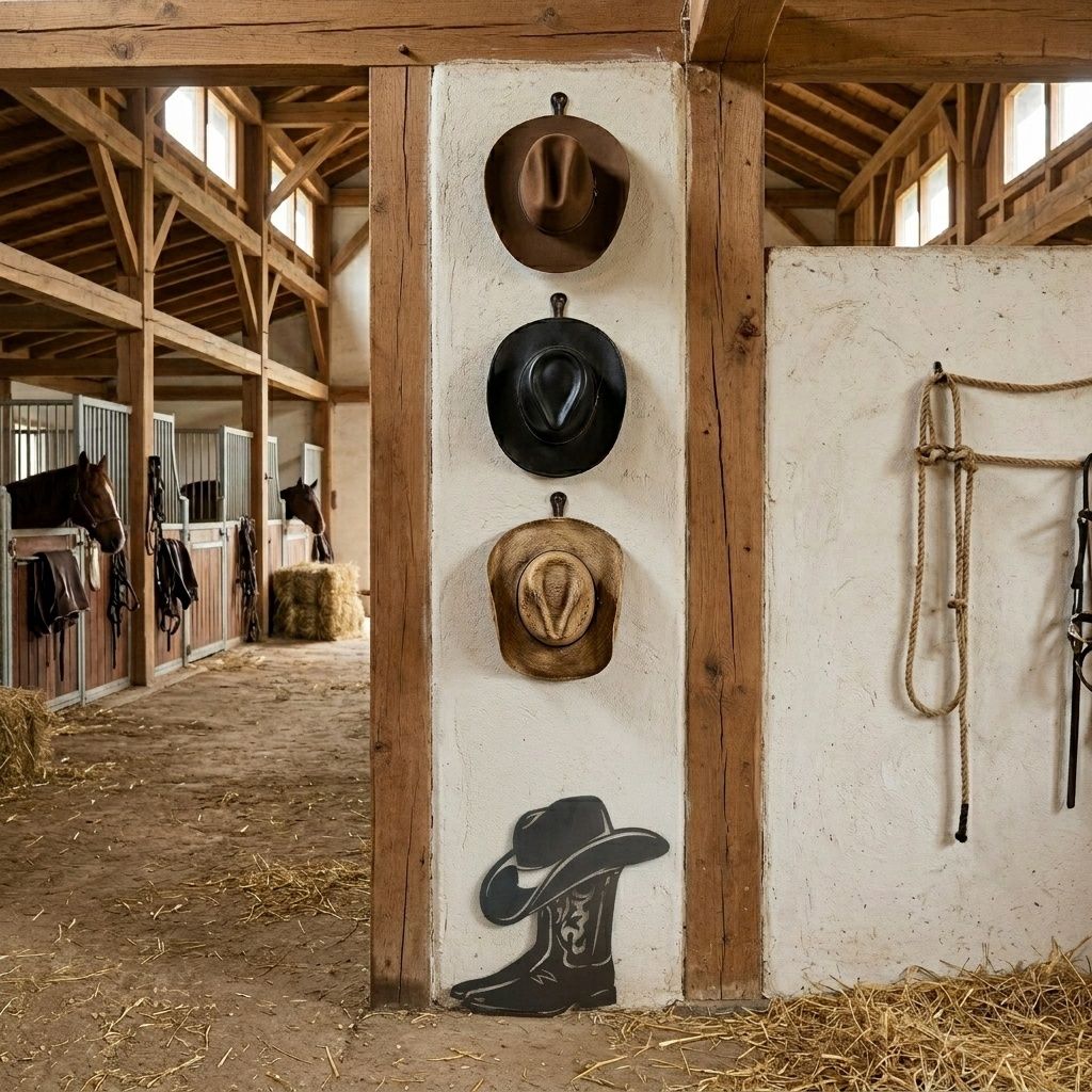 Country Western Boots w/Hat