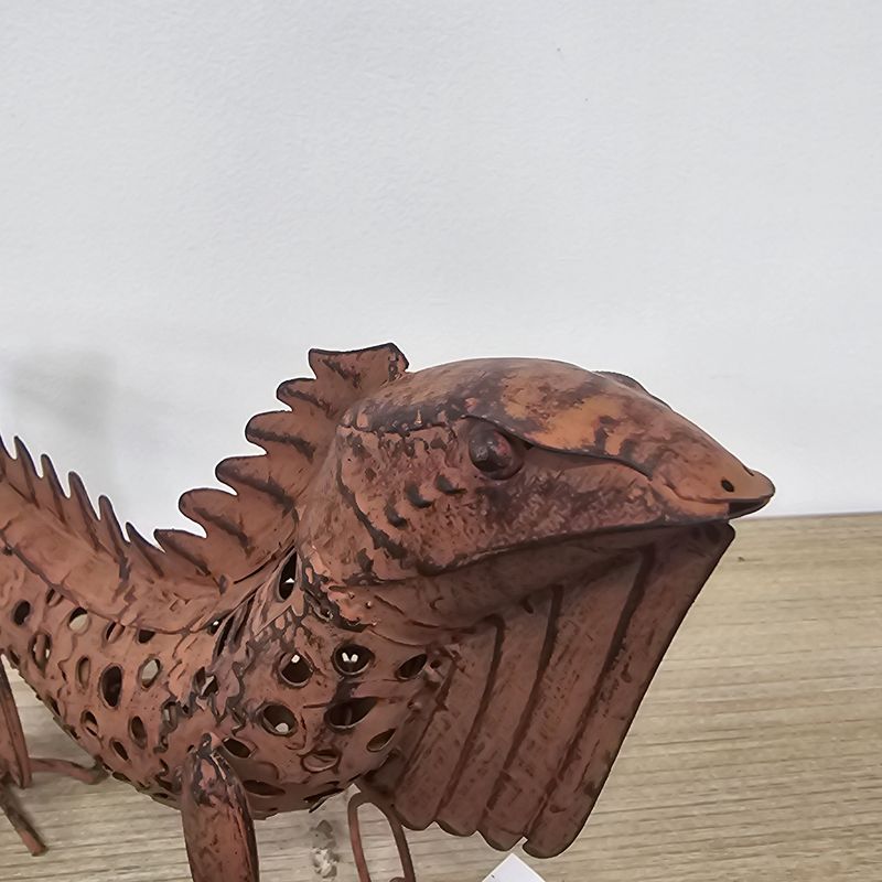 Darryl the Australian Bearded Dragon Lizard Metal Art
