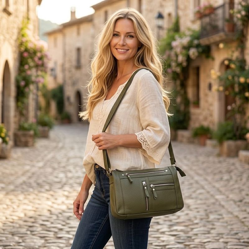 The Charlotte Leather Cross Body Bag