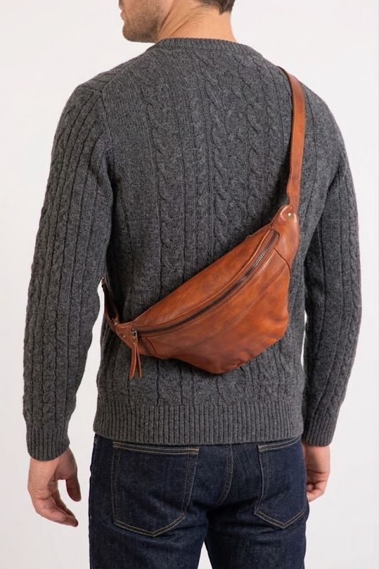The Pascal Soft Leather Travel Bum Bag