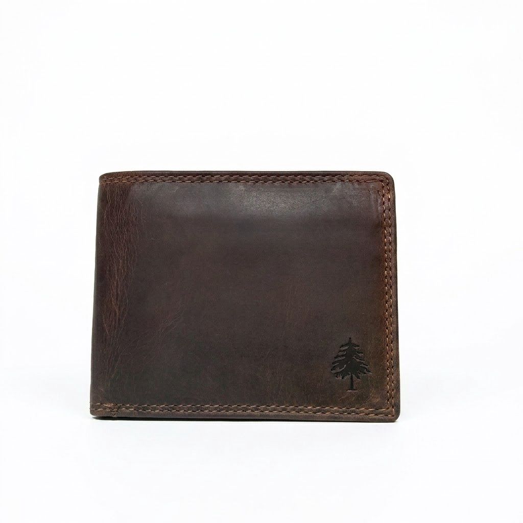 The Christopher Leather Wallet, Colour: Sorgum