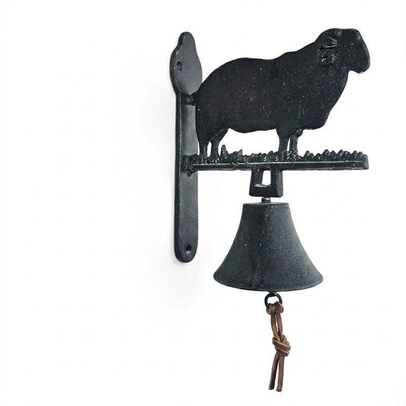 Cast Iron Merino Ram Sheep Doorbell