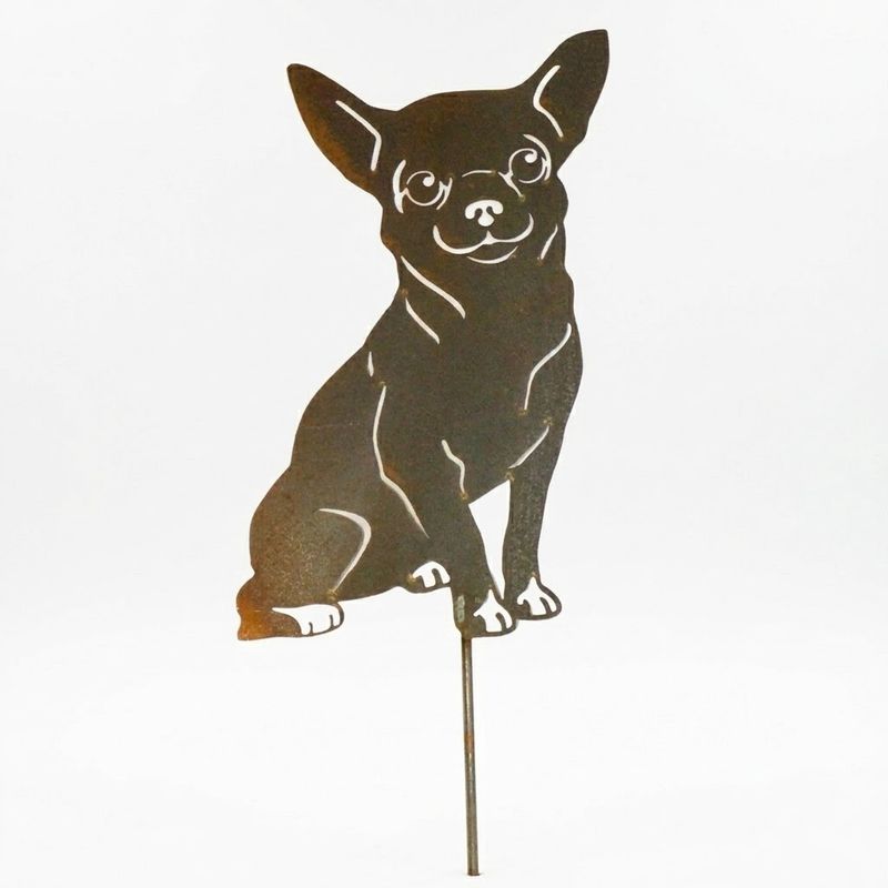 Luna the Chihuahua Dog Australian Metal Art
