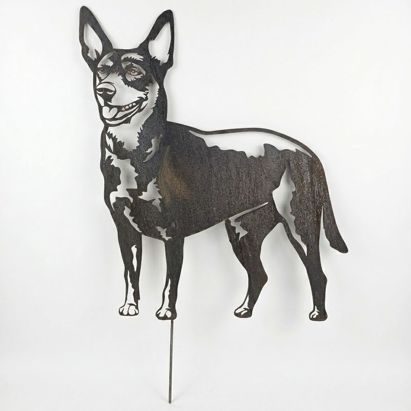 Banjo the Kelpie Working Dog Australian Metal Art