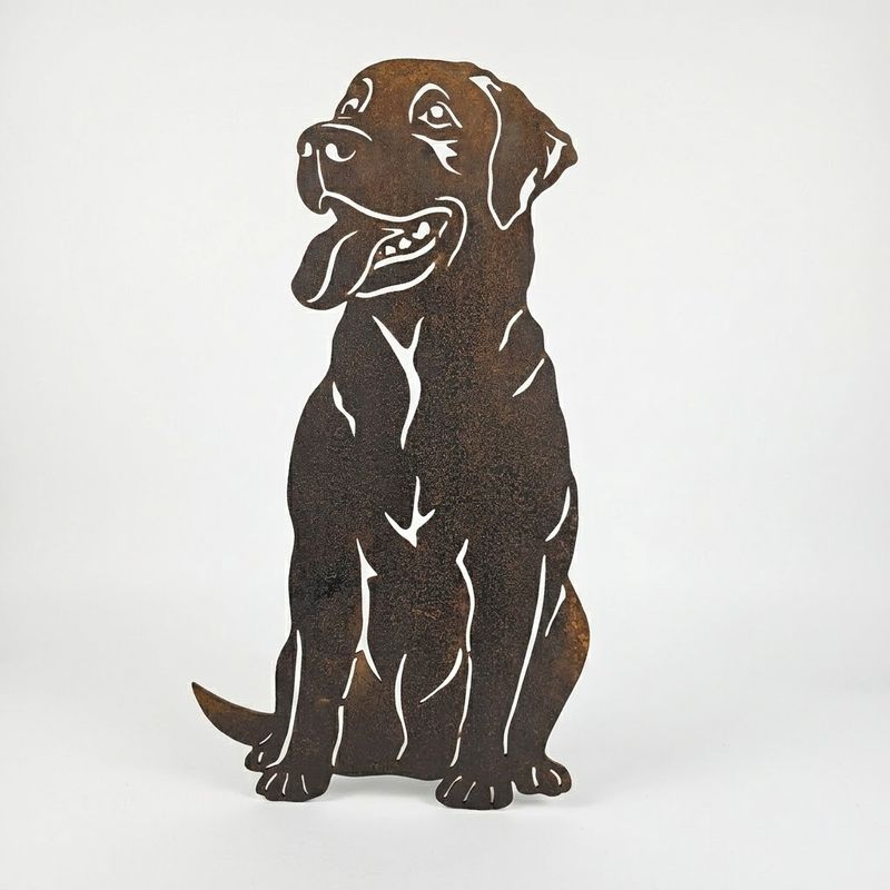 Labrador Dog Australian Metal Art