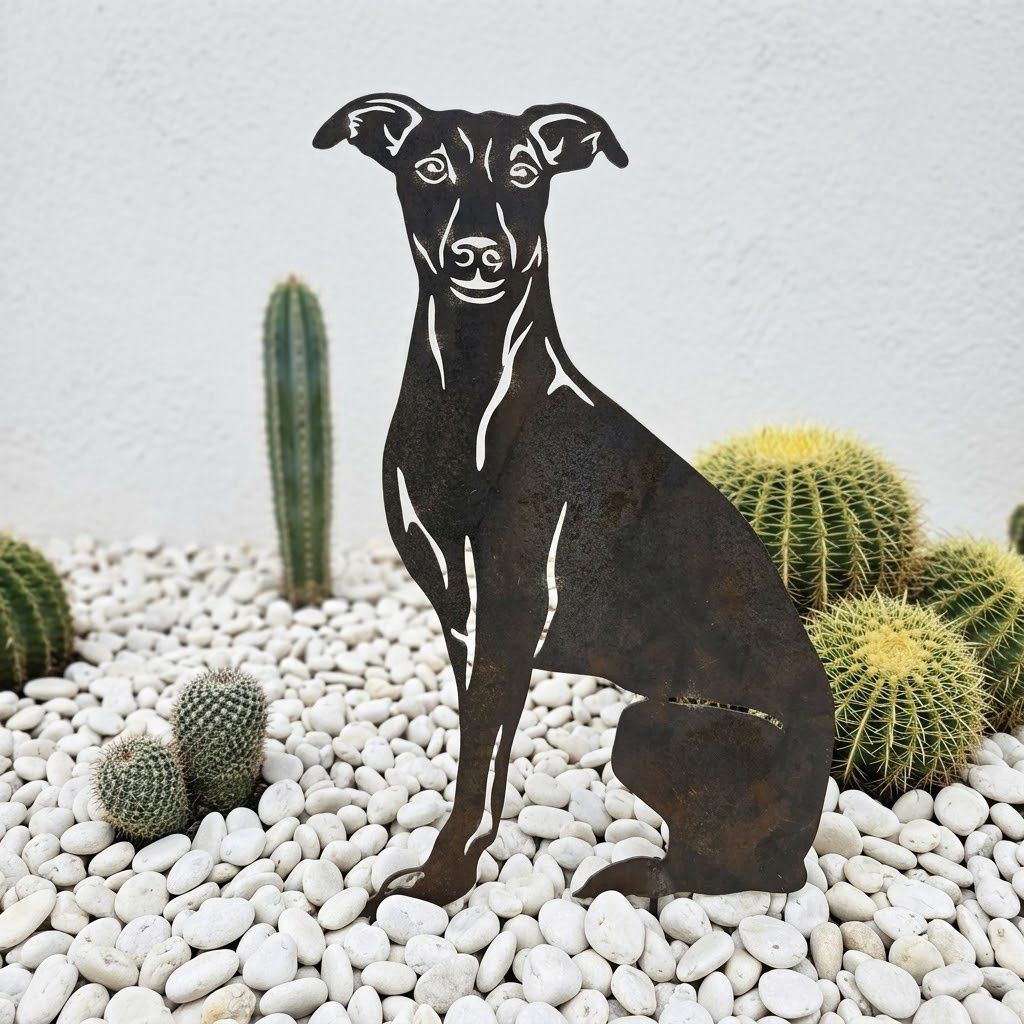 Greyhound Dog Australian Metal Art