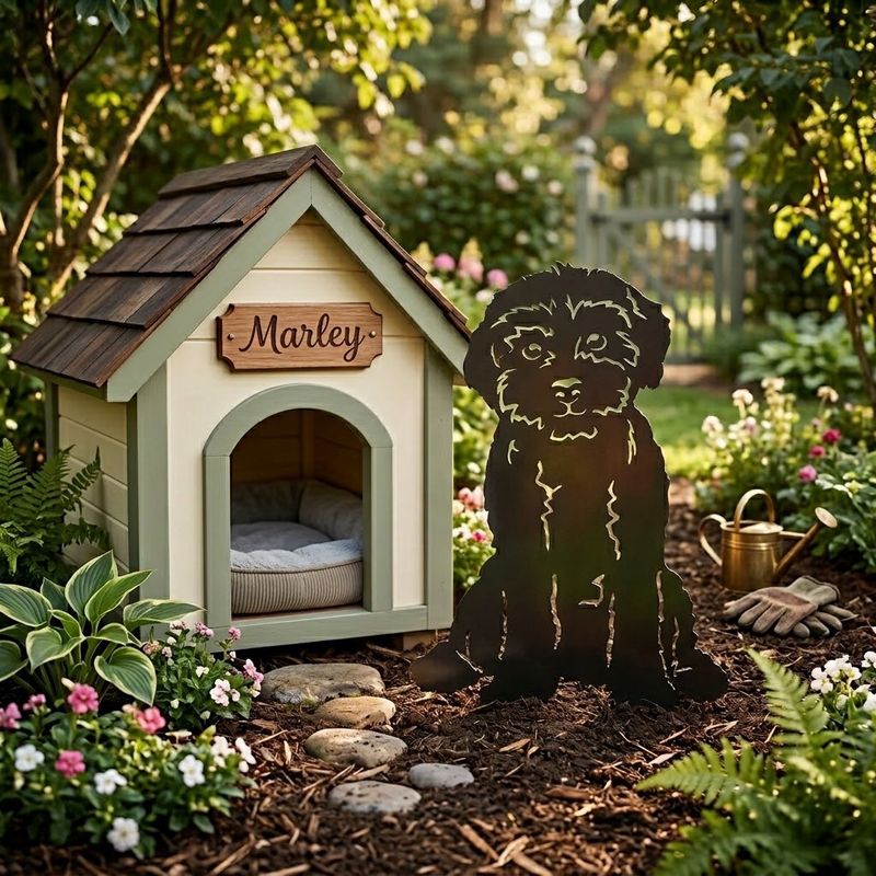 Marley the Cavoodle Dog Australian Metal Art