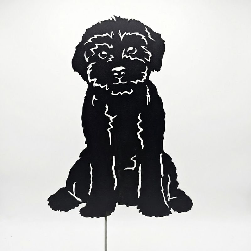 Marley the Cavoodle Dog Australian Metal Art
