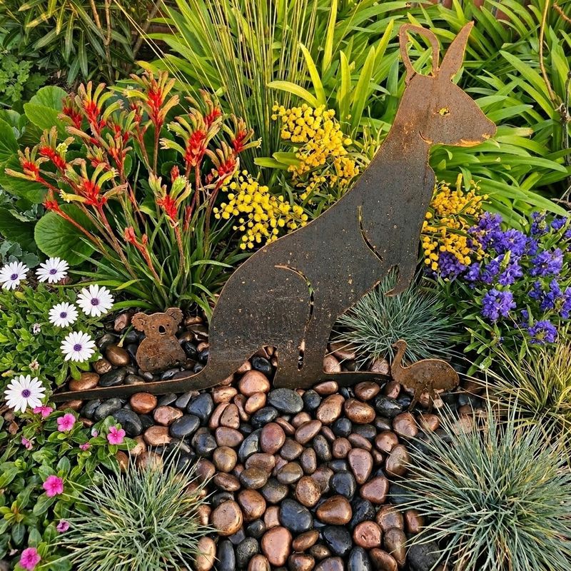 Kangaroo Australian Made Metal Art