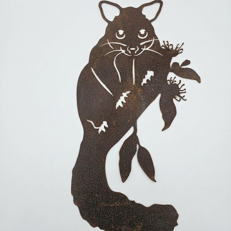 Possum Australian Made Metal Art