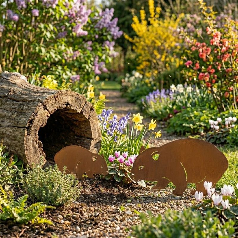 Wombat Australian Made Metal Art