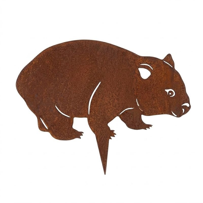 Wombat Australian Made Metal Art