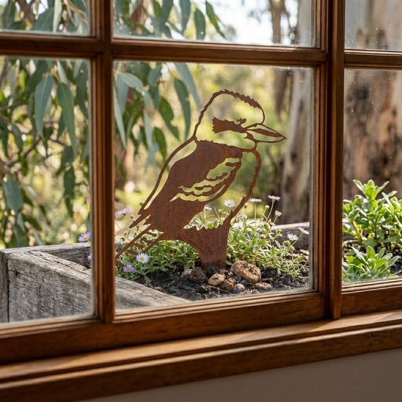 Kookaburra w/short Stake Australian Made Metal