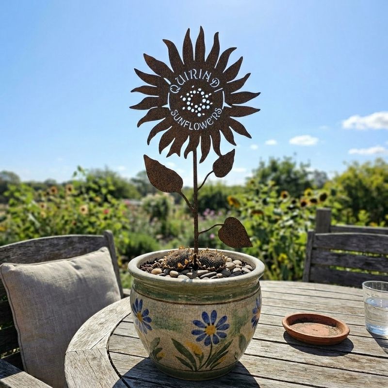 Quirindi Sunflower Australian Made Metal Art