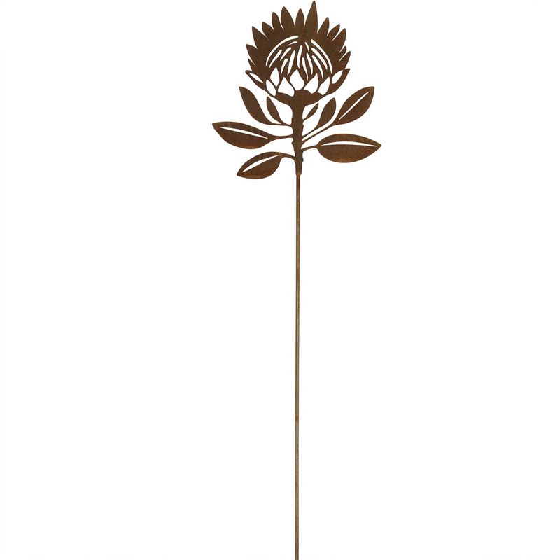 Protea w/long Stake Australian Made Metal