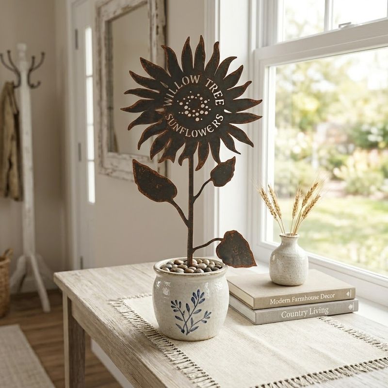 Willow Tree Sunflower Australian Made Metal