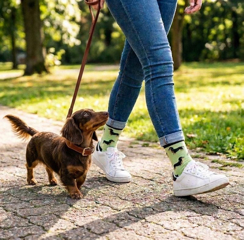 Dash Dachshund Bamboo Socks (womens 5-12/mens 6-11)