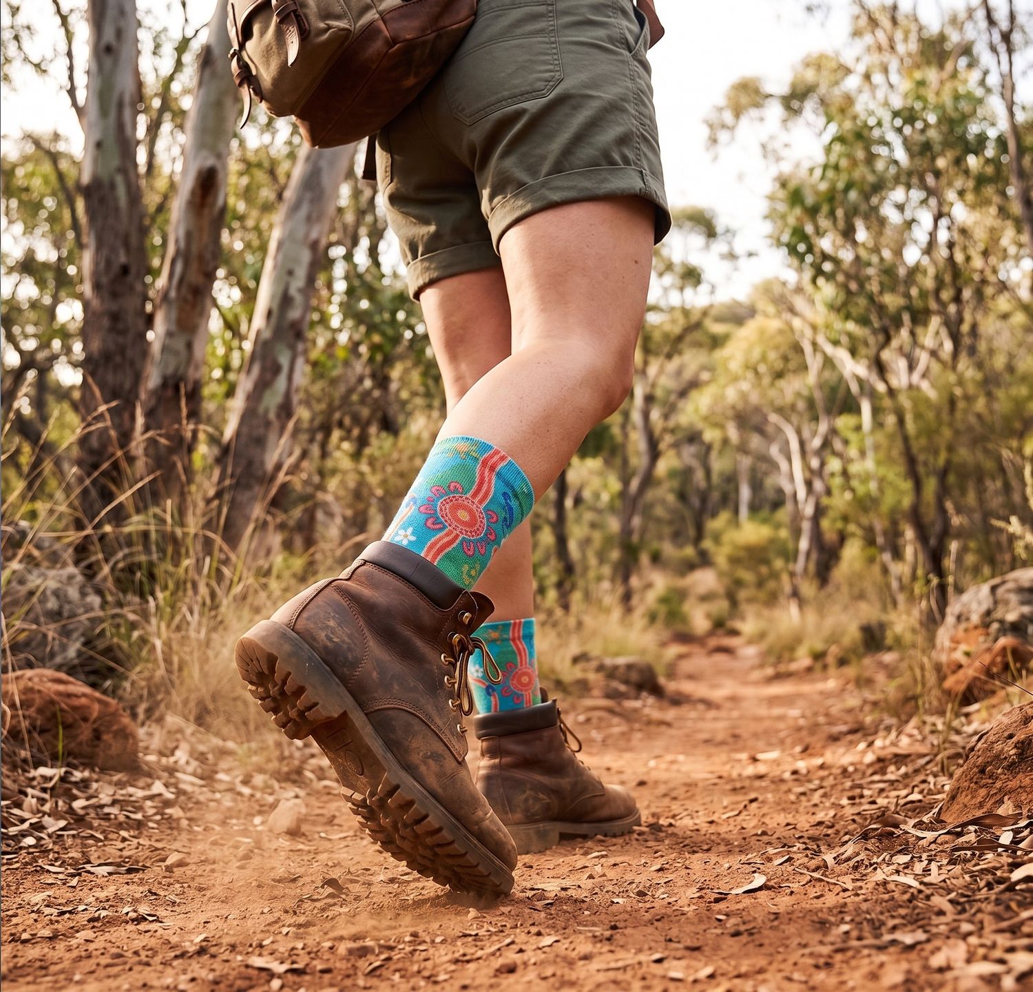 Endless Summer Caitlin Trindall Indigenous Socks womens sz 5-11/mens 6-11