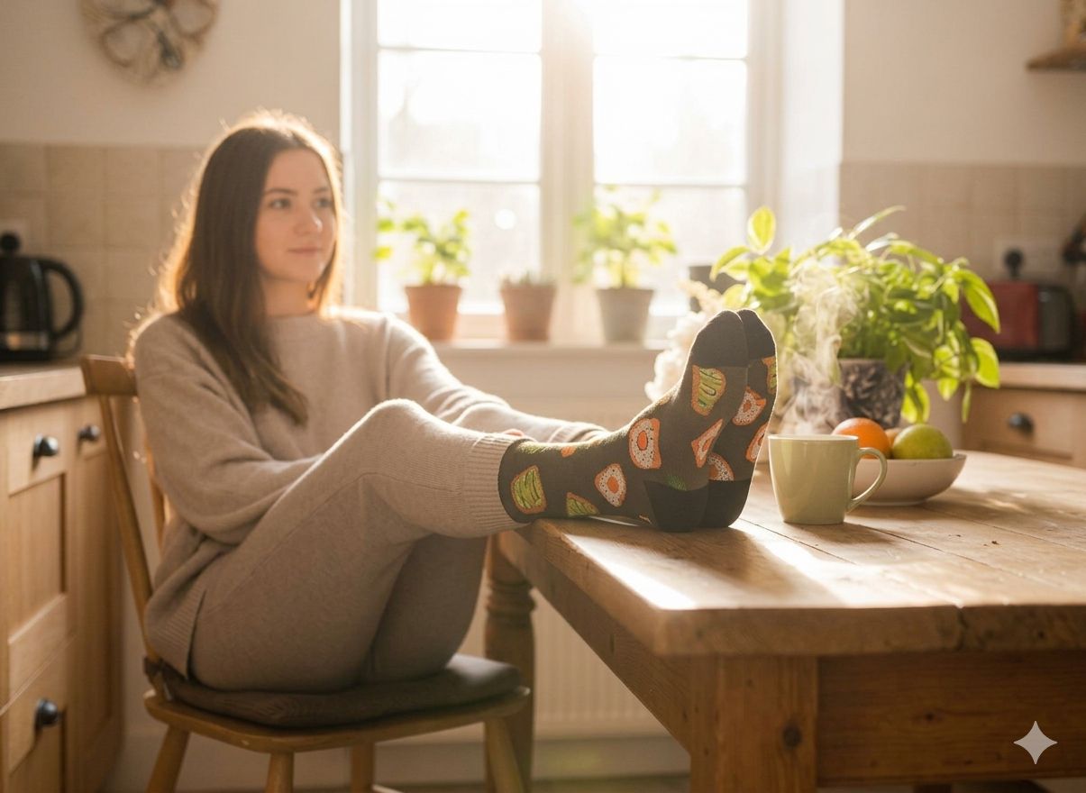 Avo on Toast Bamboo Socks (women 5-12/mens 6-11)