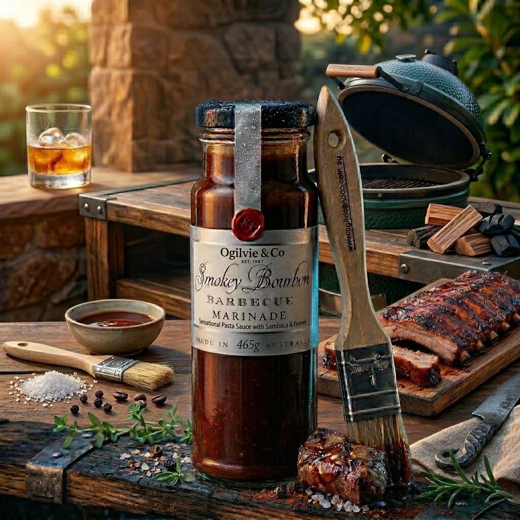 Marinade Smokey Bourbon BBQ w/Brush Gluten Free