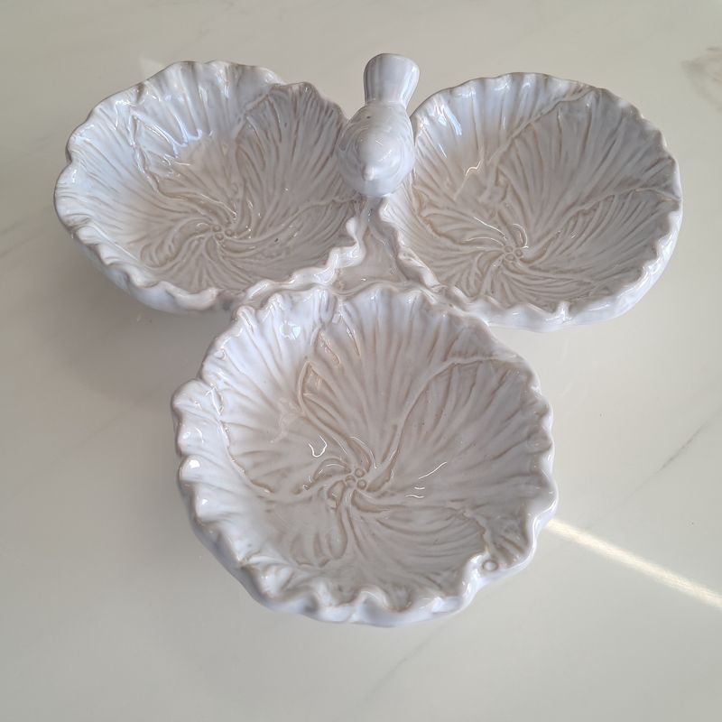 Bird on Ceramic Trinket Dish Bowls