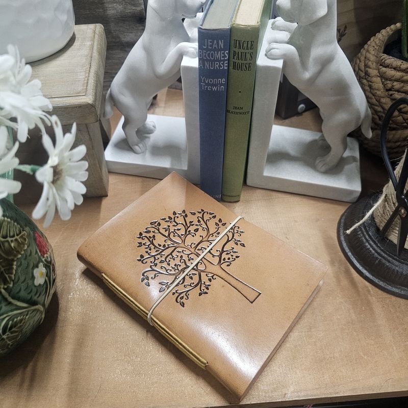 Tooled Tree of Life Leather Journal