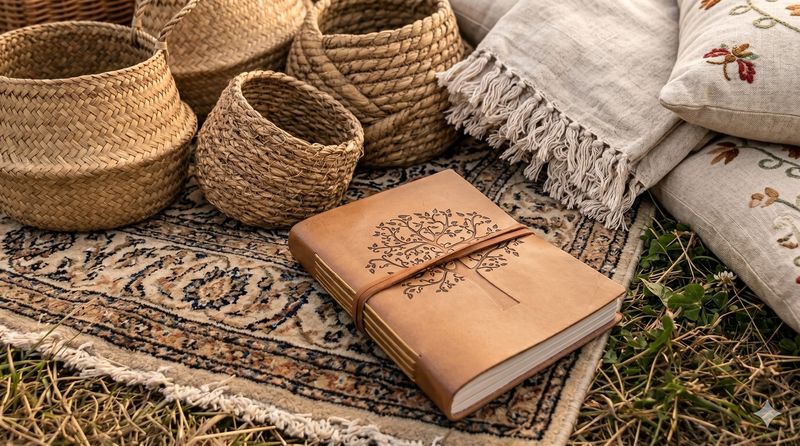 Tooled Tree of Life Leather Journal