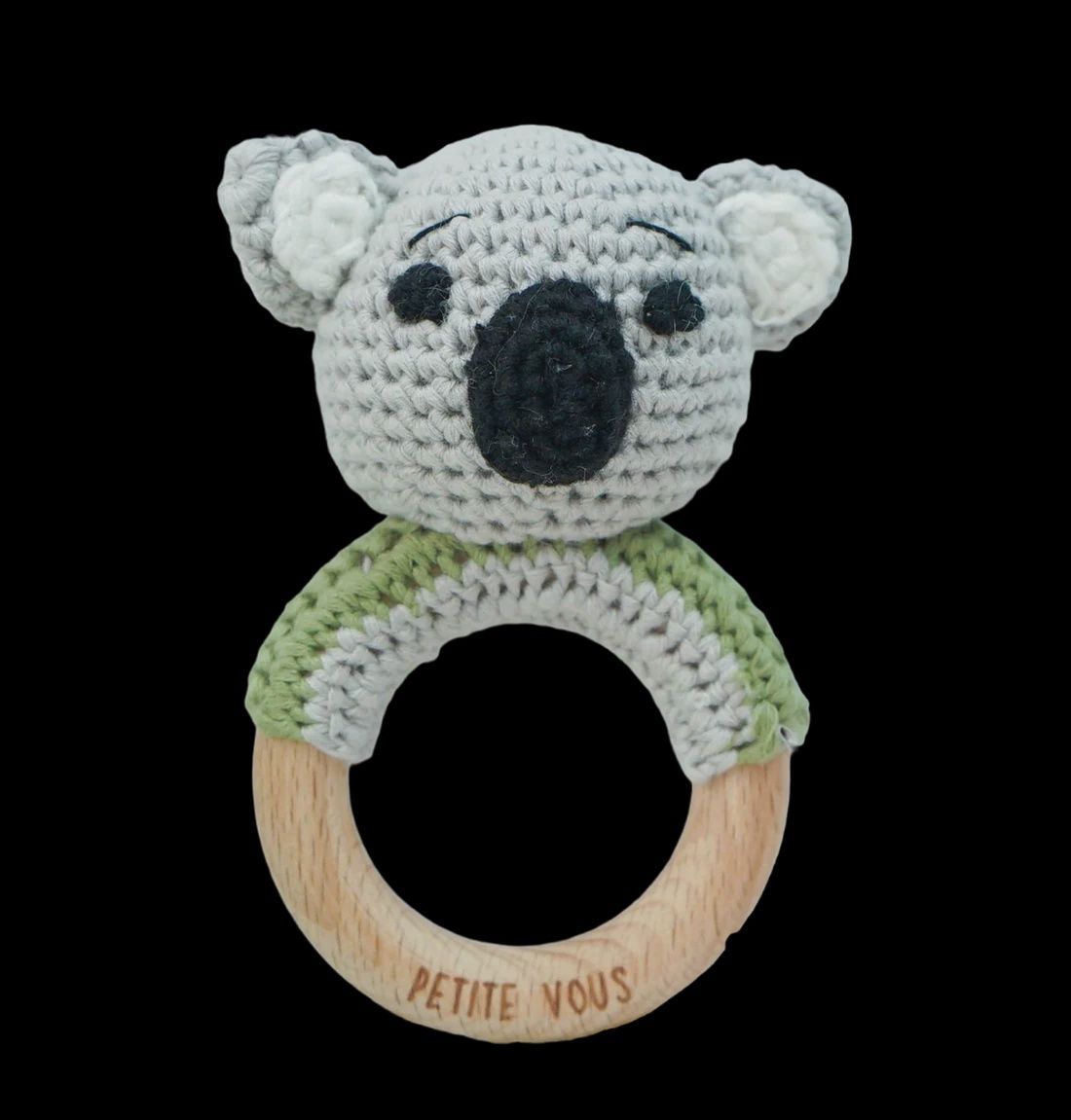 Crochet Ring Rattle, Type: Koala