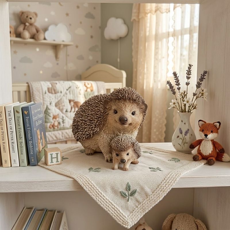 Hermione Hedgehog &amp; Baby Figurines