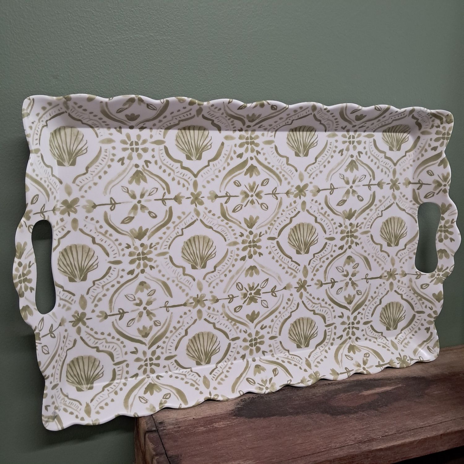 Costiera Melamine Tray Olive