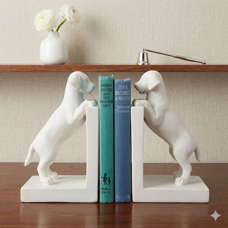 Dachshund Dog Bookends S/2