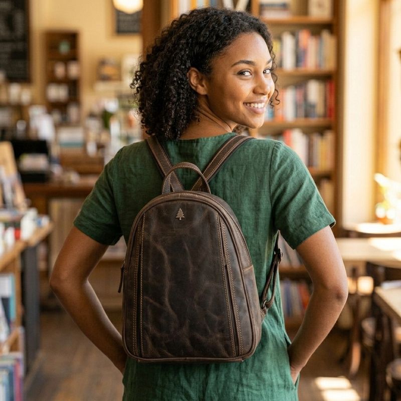 The Wynona Leather Backpack