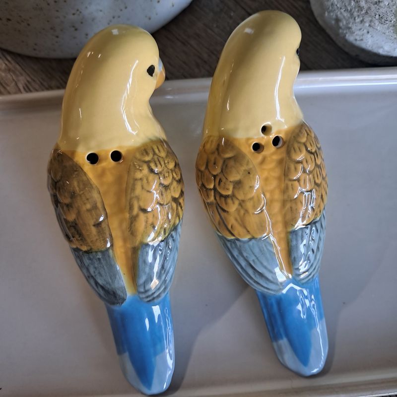 Kylie S/2 Cer Salt &amp; Pepper 11x4x5cm Blue Multi