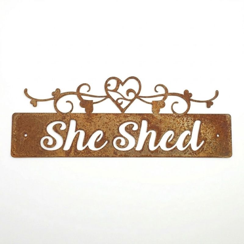 She Shed Australian Made Metal Art