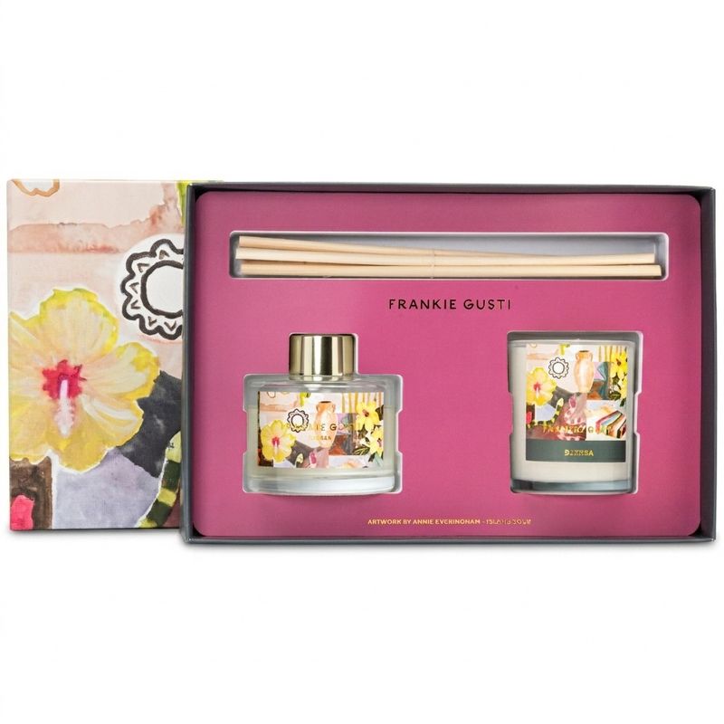 Diffuser &amp; Mini Candle Gift Set - Djerba