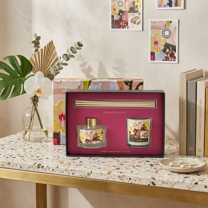 Diffuser &amp; Mini Candle Gift Set - Djerba