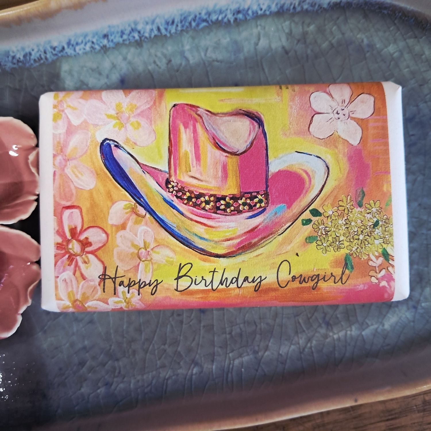Huxter Soap 'Happy Birthday Cowgirl Hat'
