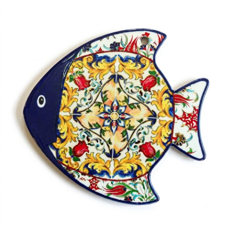 Jetty Ceramic Fish Trivet