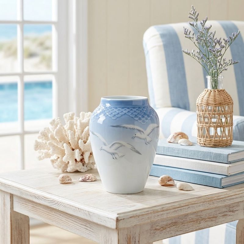 Bing &amp; Grondahl Denmark Seagulls Vase