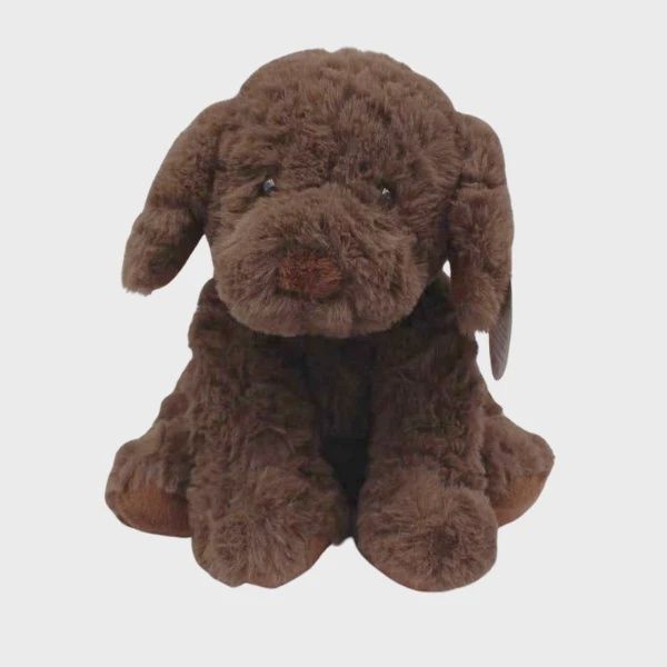 Baxter the Plush Chocolate Dog