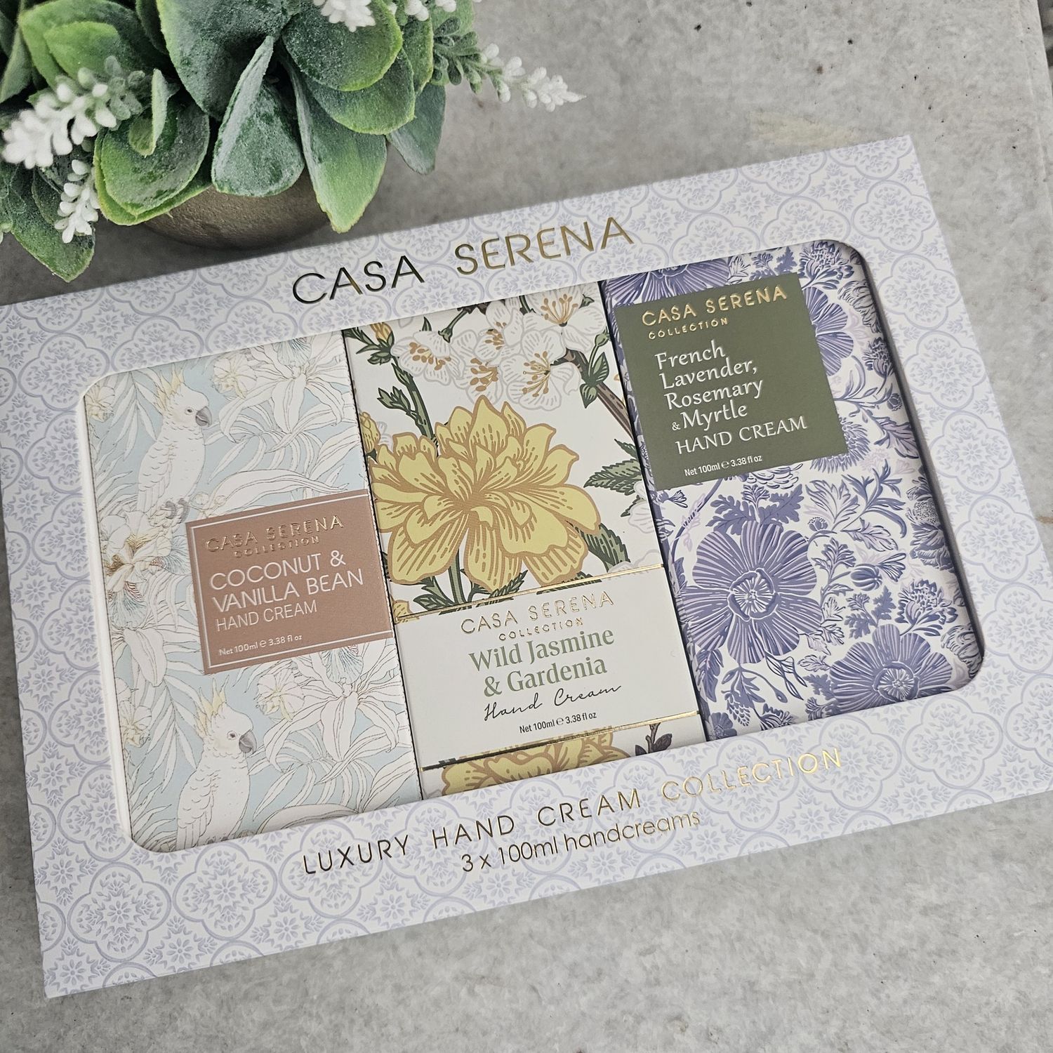 Luxury Floral Hand Cream Gift Set s/3