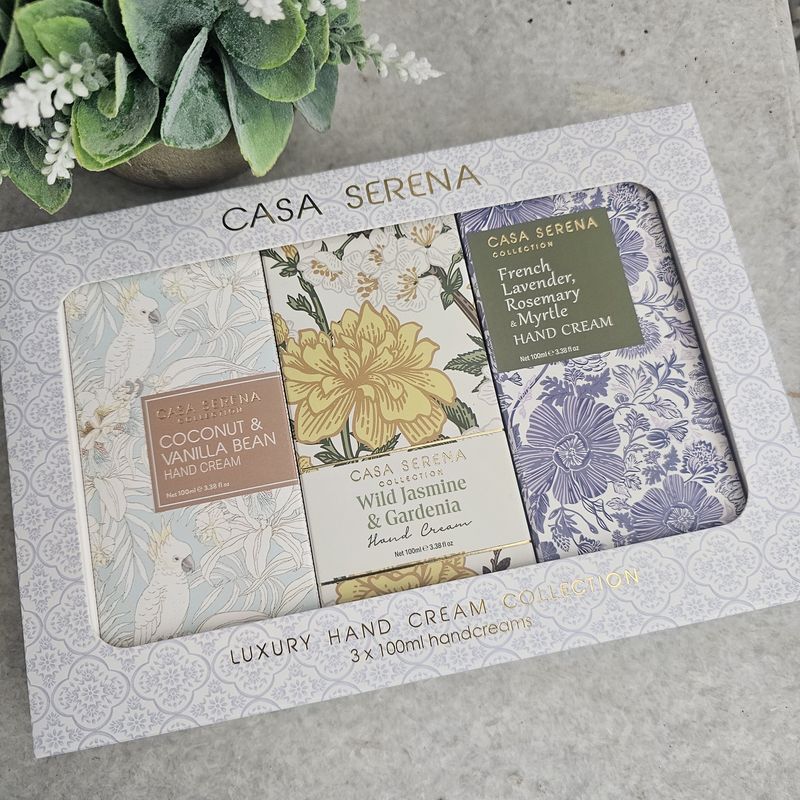 Luxury Floral Hand Cream Gift Set s/3