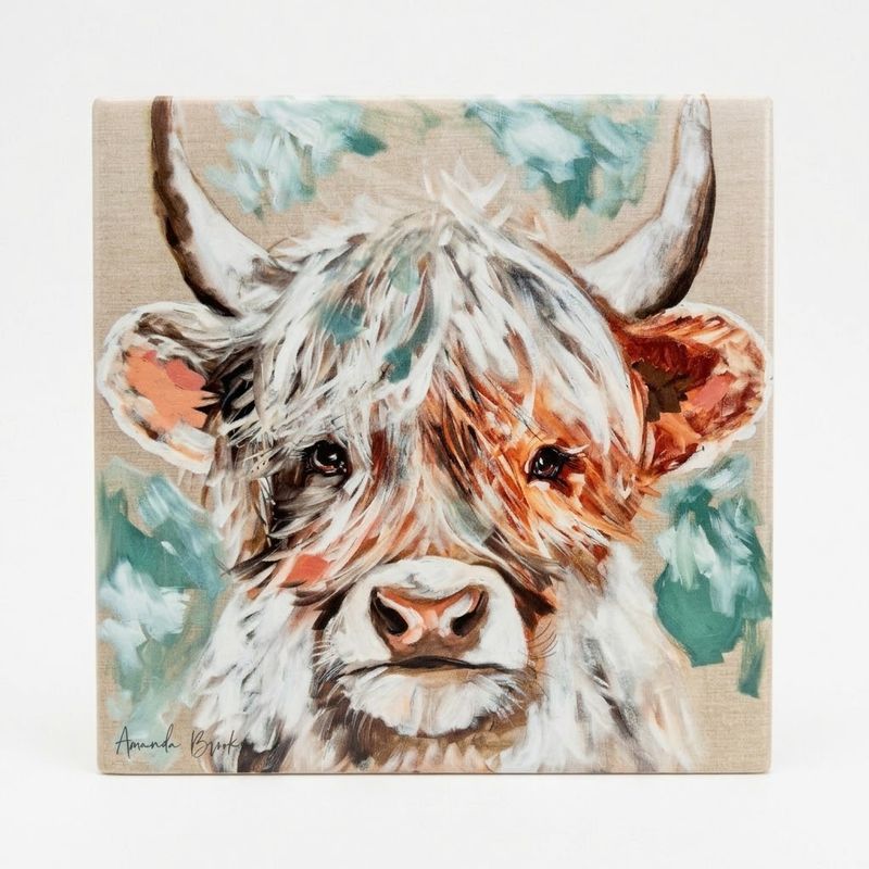 Highland Cow Trivet Amanda Brooks