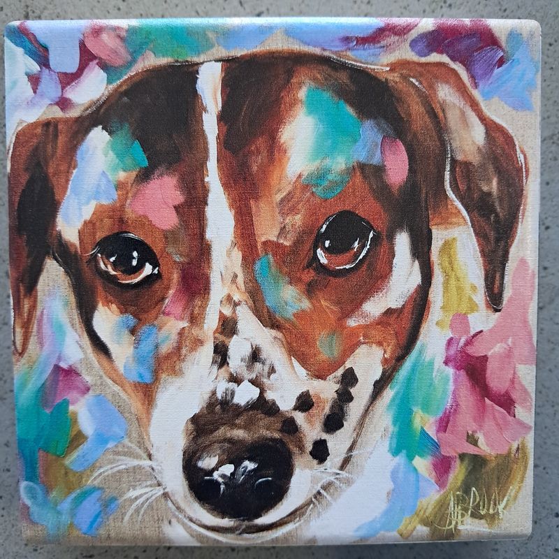 The Foxy Terrier Dog Coaster