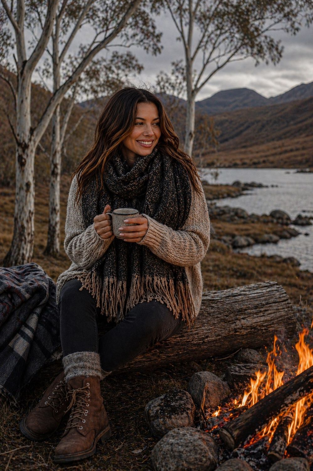 Wrapped In Warmth Scarf Collection, Colour: Ash